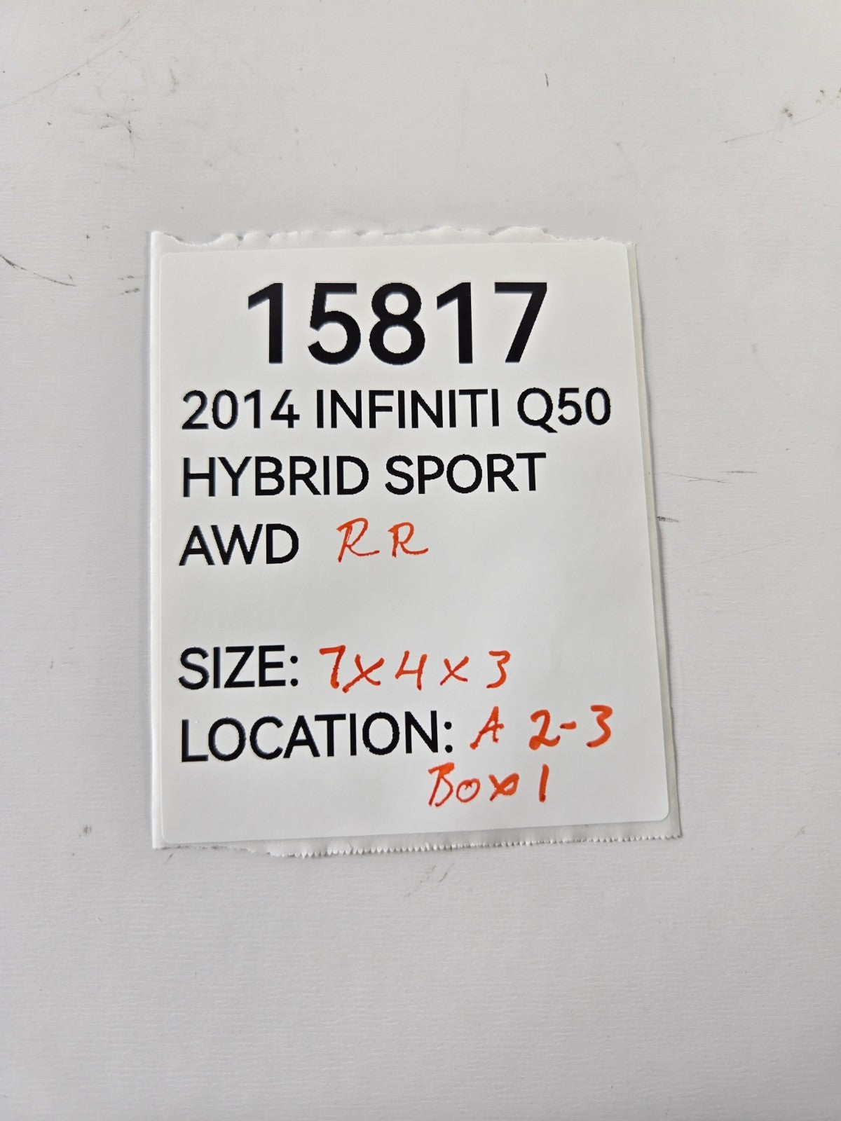 2014 2018 Infiniti Q50 Hybrid Virtual Engine Sound Control Module OEM 285N64GA0A