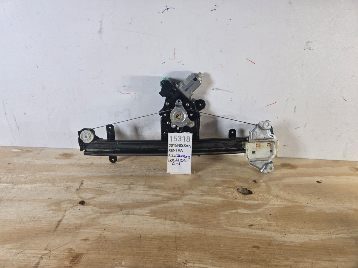 2013-2019 Nissan Sentra Left Front Door Window Regulator Motor LH Side OEM 15318