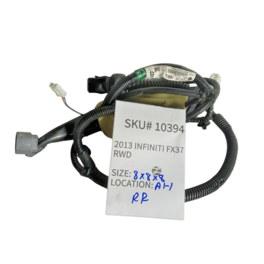 2013 Infiniti FX37 Right Rear Door Wire Wiring Harness RH 241261WW0A OEM 10394