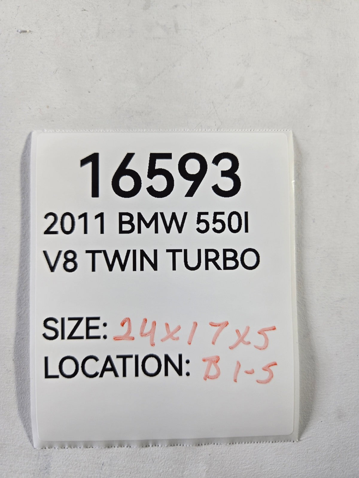 2010 2016 BMW 528i 550i Right Passenger Bulkhead Upper Insulator Shield Panel OE