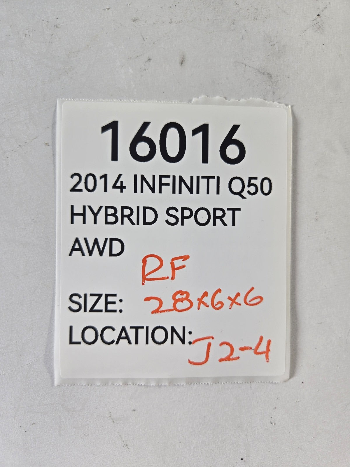 2014 2018 Infiniti Q Q50 Right Passenger Front Suspension Shock Absorber Strut