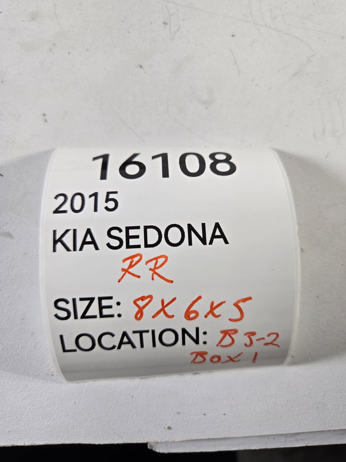 2015 2018 Kia Sedona Charge Tray Assembly Cargo Area OEM 92650A9000DAA