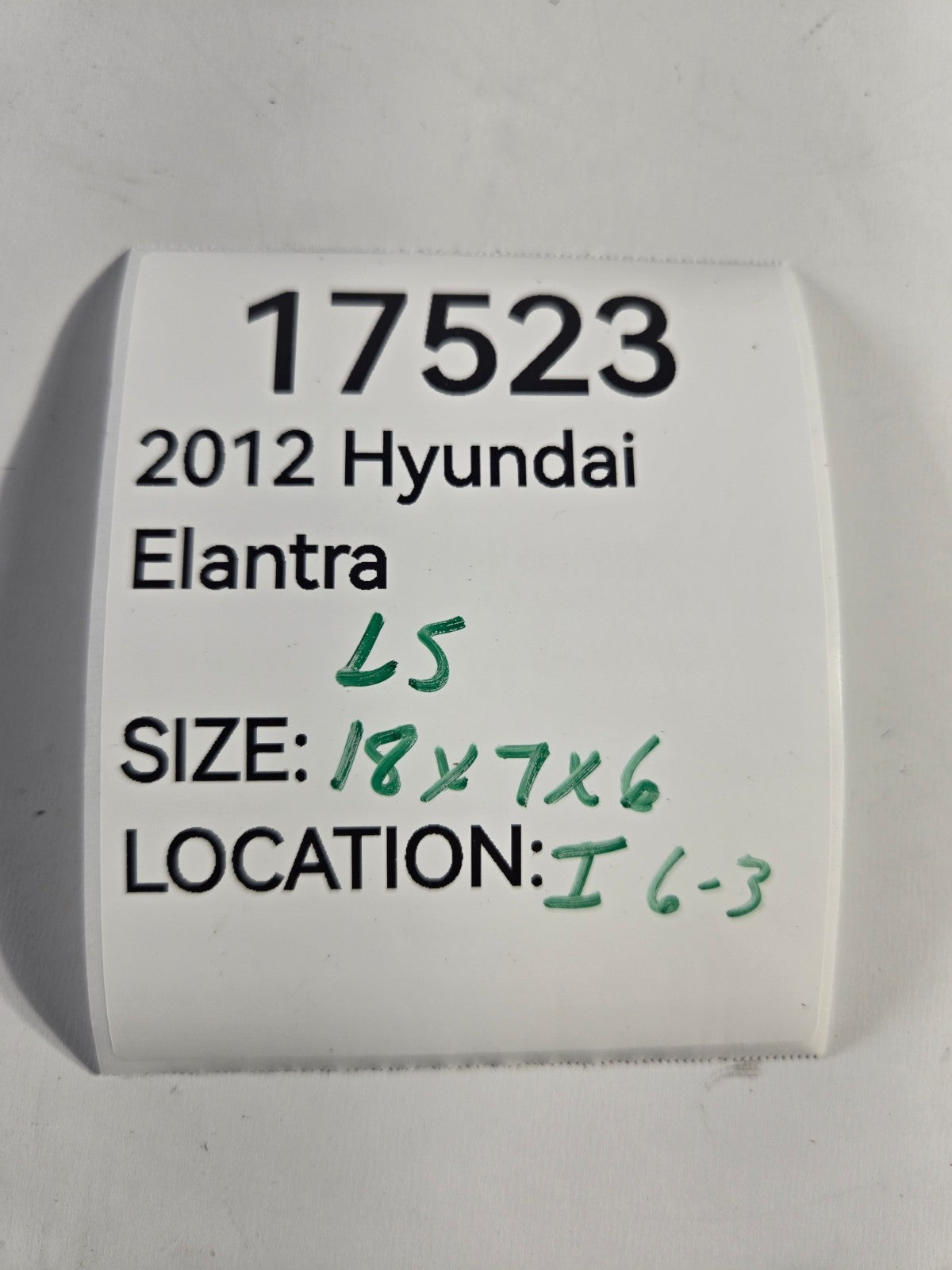 2011 2013 Hyundai Elantra Sedan Radiator Core Support Left Side Bracket OEM