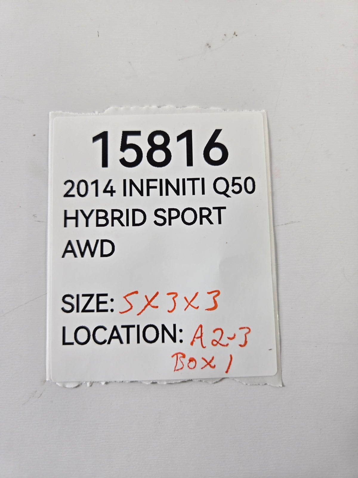 2012 2015 Infiniti EX35 G25 Q50 QX50 QX70 Fuel Gas Door Lid Release Actuator OEM