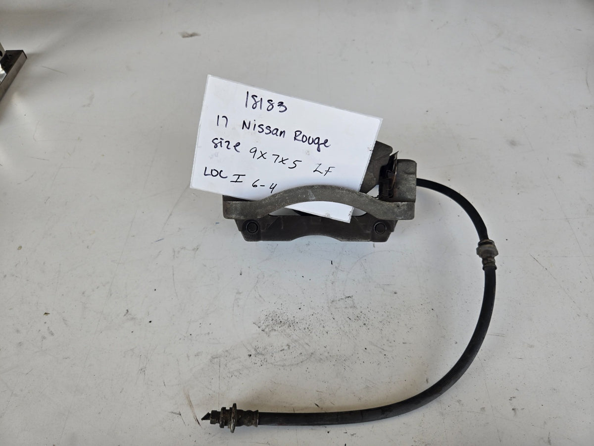2014 2020 Nissan Rogue US built left driver front wheel brake caliper OEM 2 row