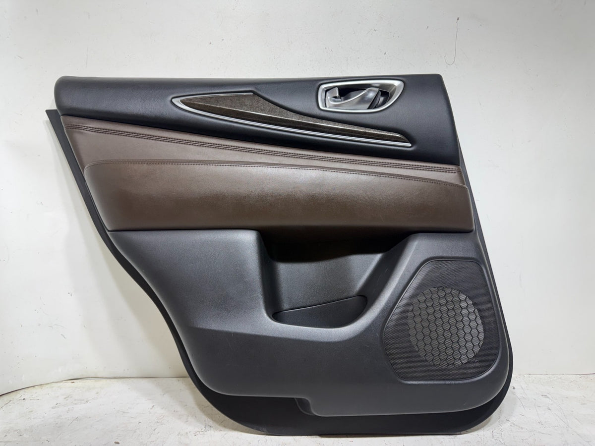2015 Infiniti QX60 left driver REAR door master power switch trim interior JAVA