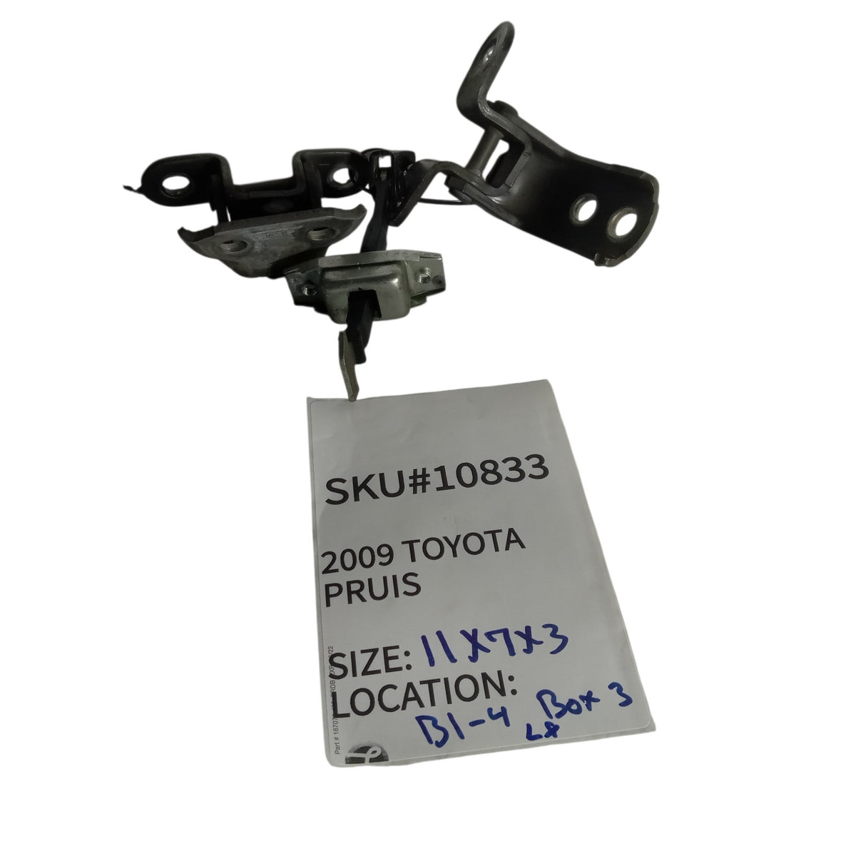2004-2009 Toyota Prius Passenger Rear Back Door Check Stopper Hinges OEM 10833