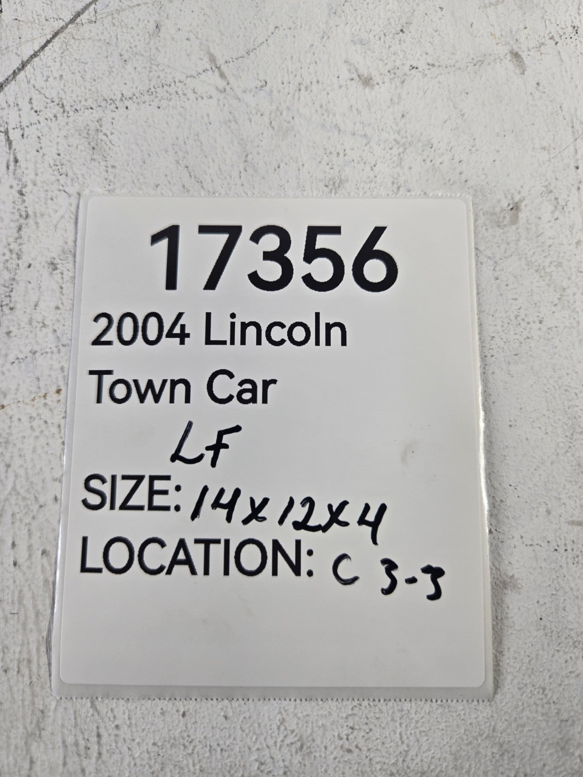 2003 2006 Lincoln Town Car Left Driver Front Suspension Upper Control Arm OEM