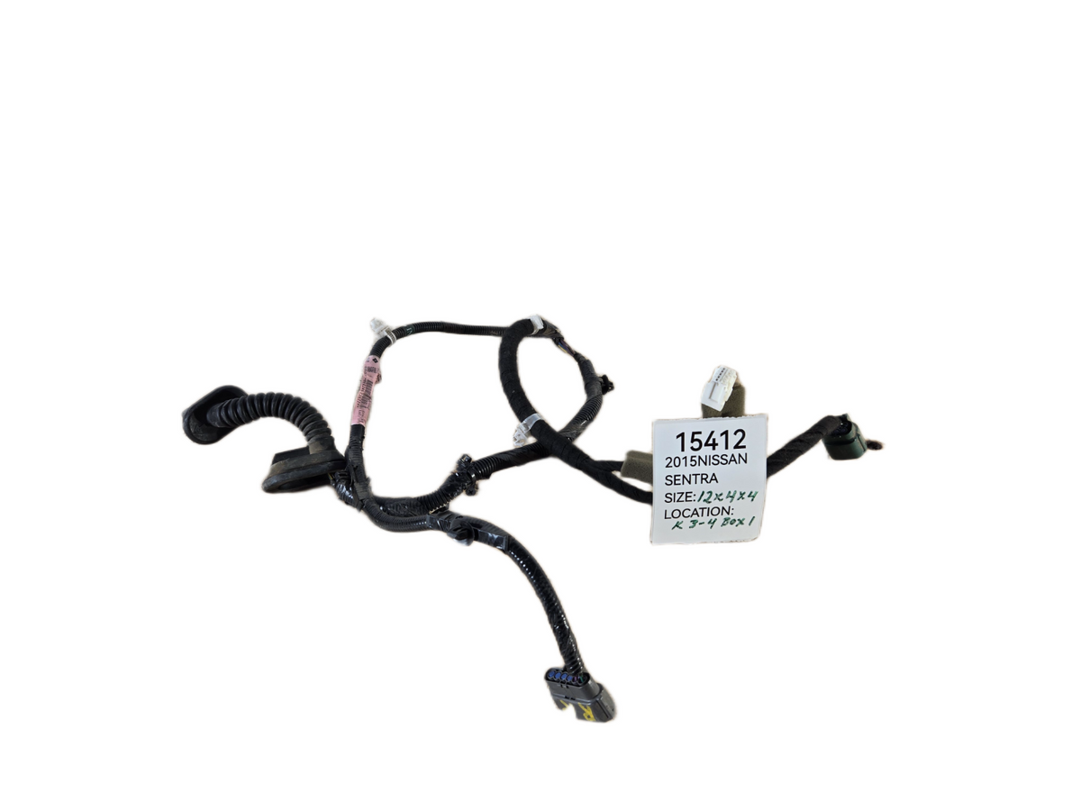 2013-2019 Nissan Sentra Right Rear Door Wire Wiring Harness 24126-3SG0A OEM 5412