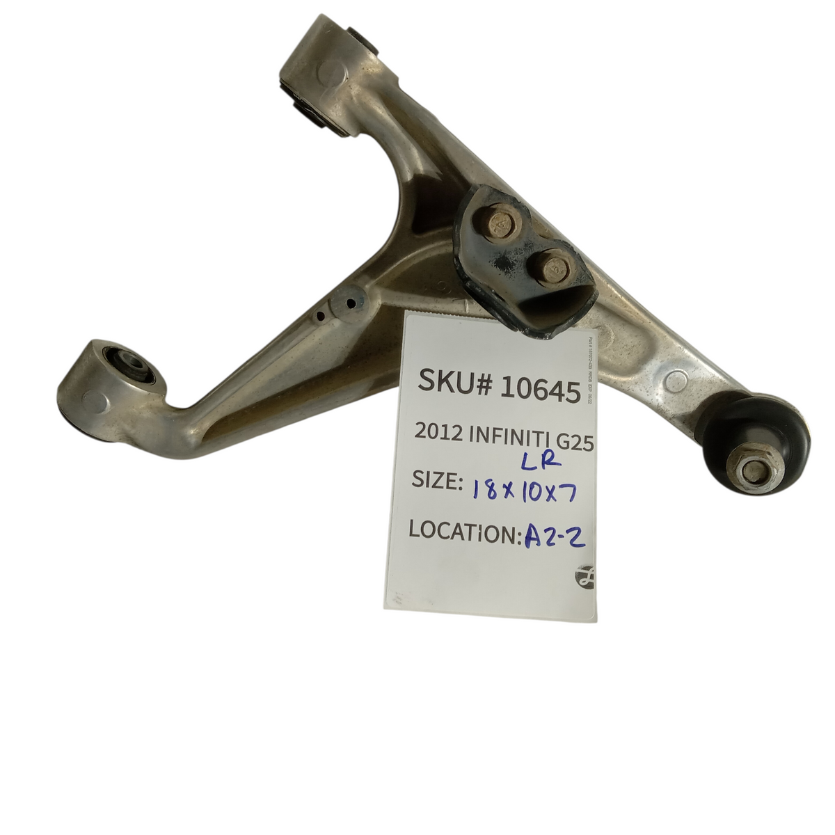 2011 2012 Infiniti G25 Left Rear Upper Control Arm Driver Side OEM 10645