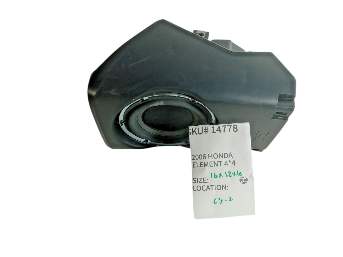 2003 2006 Honda Element Front Console Sub Woofer W Box OEM 77310SCVA11ZB
