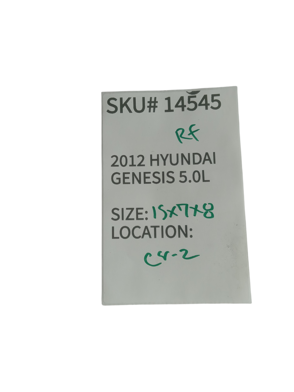 2012-2014 Hyundai Genesis Fusebox Relay Module Fuse Box OEM 14545