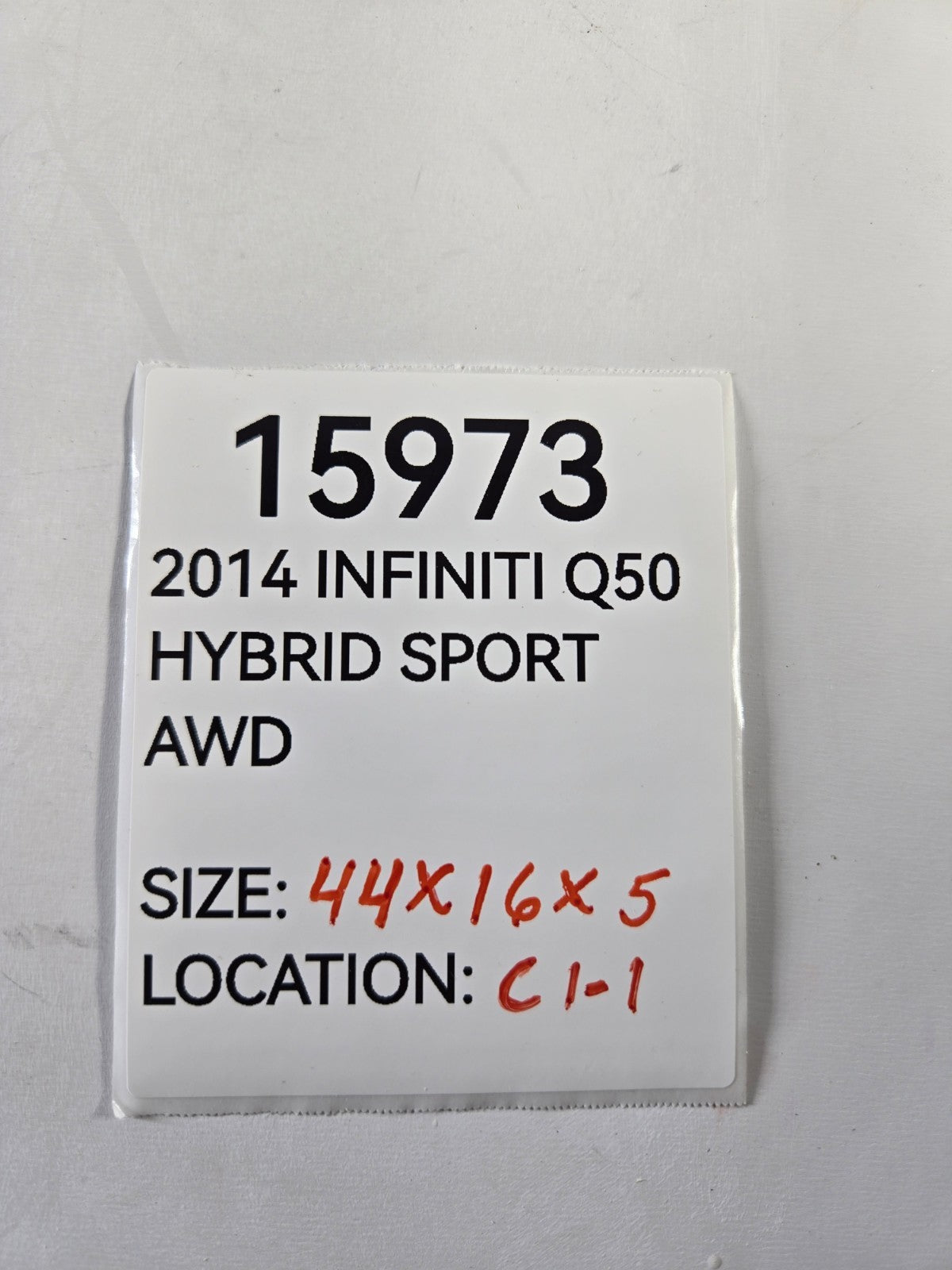 2014 2024 Infiniti Q Q50 Rear Trunk Luggage Plate Trim Molding Cover Panel OEM
