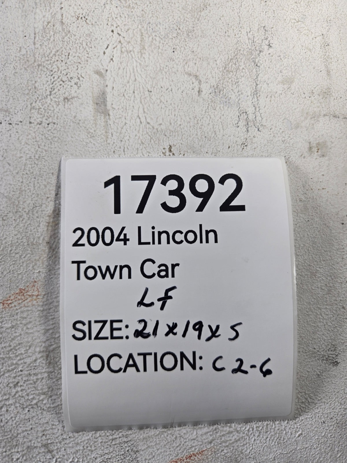 2003 2005 Lincoln Town Car Left Driver Front Suspension Lower Control Arm OEM