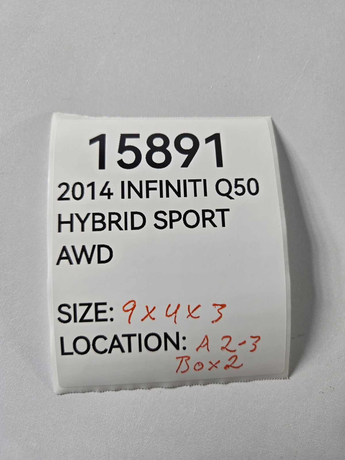 2014 2024 Infiniti Q Q50 Sunroof Moonroof Upper Motor OEM 912954GA1A