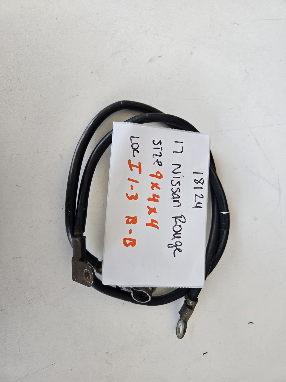 2016 Nissan Rogue battery ground terminal wire wiring harness cable negative OEM