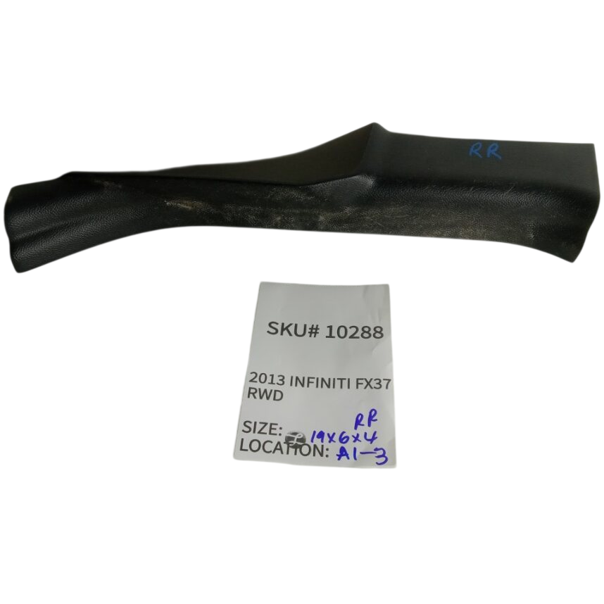 2013 Infiniti FX37 Right Rear Door Sill Molding Trim 769B61CK0B RH OEM 10288