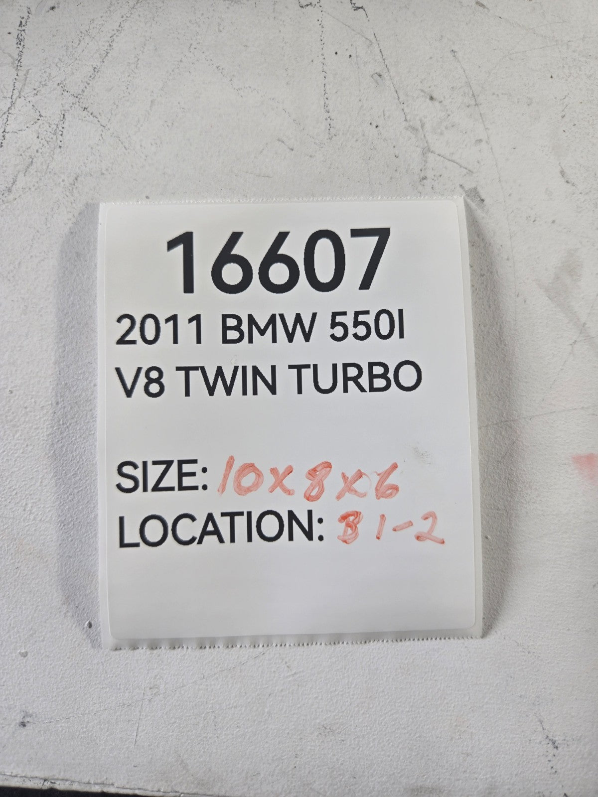 2010 2011 2012 2013 2014 2015 2016 2017 BMW 550i A/C Compressor OEM 64509154072