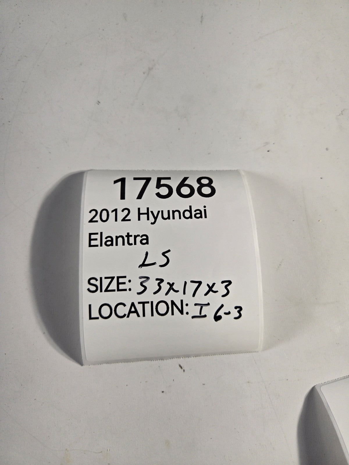 2011 2013 Hyundai Elantra Left Driver Side Center Console Side Trim Panel OEM