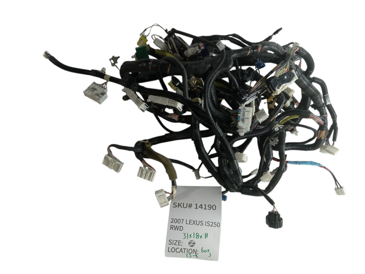 2007-2008 Lexus IS250 Interior Dashboard Wire Wiring Harness 8610153530 OEM 4190