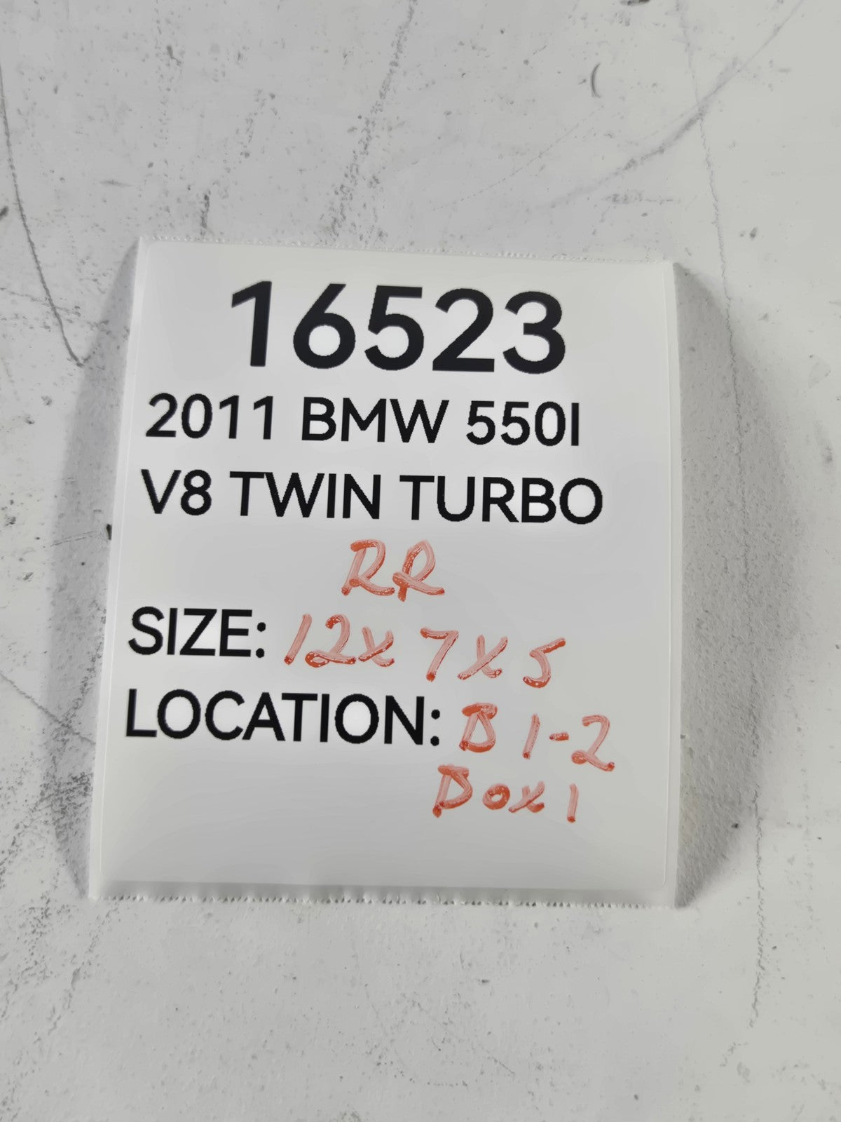 2010 2016 BMW 528i 535d 550i M5 Right Pass-Rear Trunk Tail Lamp 63-21-7-203-226