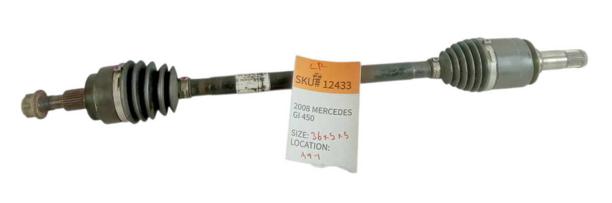 2008-2014 Mercedes-Benz GL450 Left Rear Axle Shaft 1643500010 Driver OEM 12433
