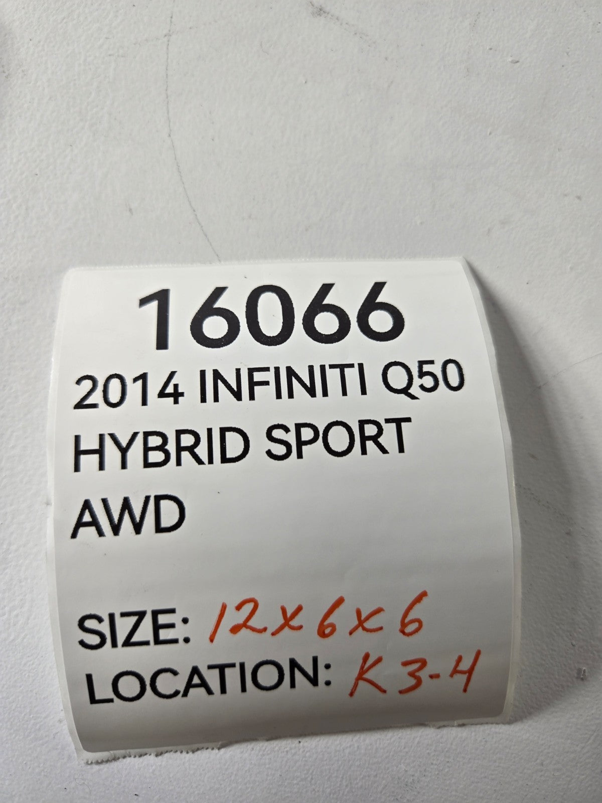 2014 2016 Infiniti Q50 Sunroof Moonroof Wire Wiring Harness OEM 240604GA0D