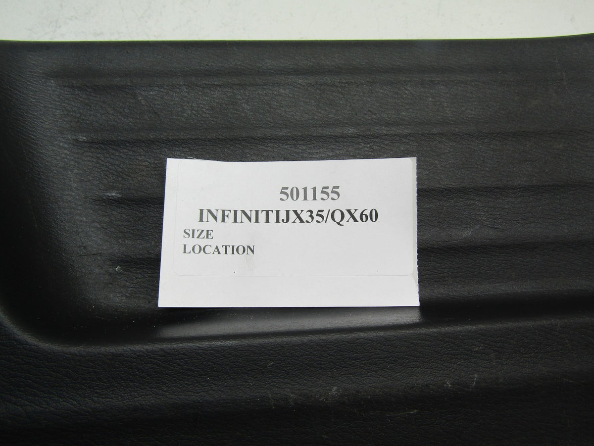 2015 Infiniti Qx60 left driver rear kick kicking plate scuff trim molding floor