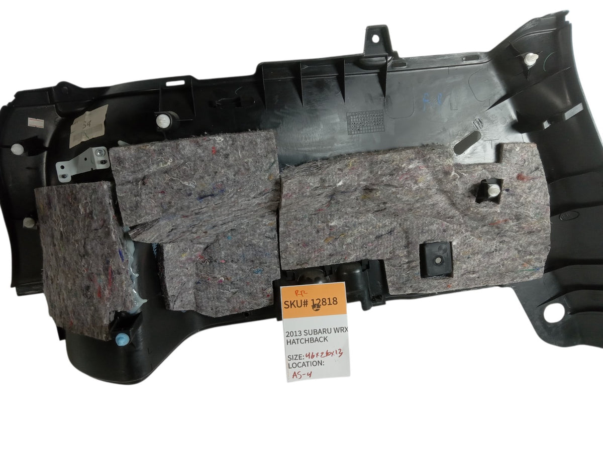 2011-2014 Subaru Impreza Right Rear Inner Quarter Trim 94027FG121 OEM 12818
