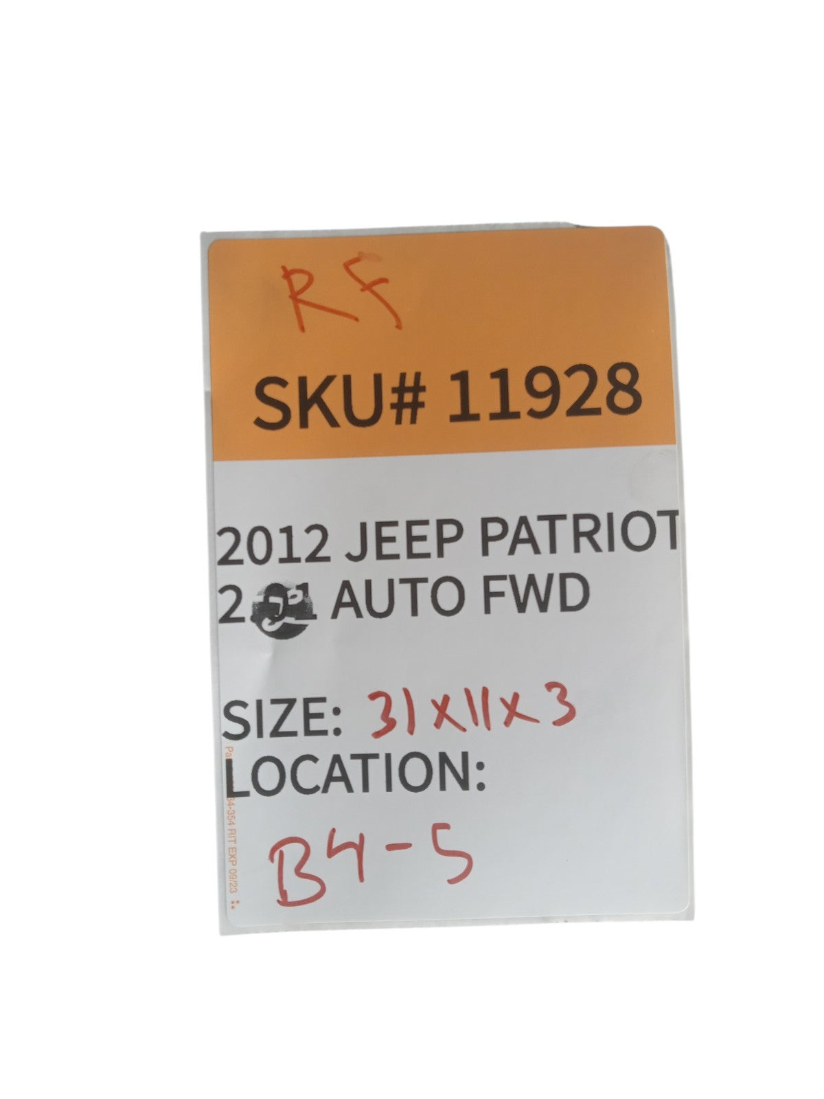 2012-2015 Jeep Patriot Right Front Windshield Wiper Arm Passenger Side OEM 11928