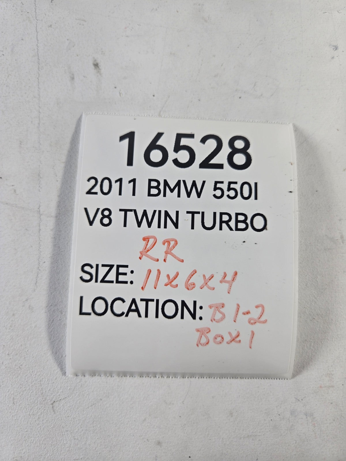 2010 2016 BMW 550i xDrive Right Passenger Side Rear Door Outer Handle Opener OE