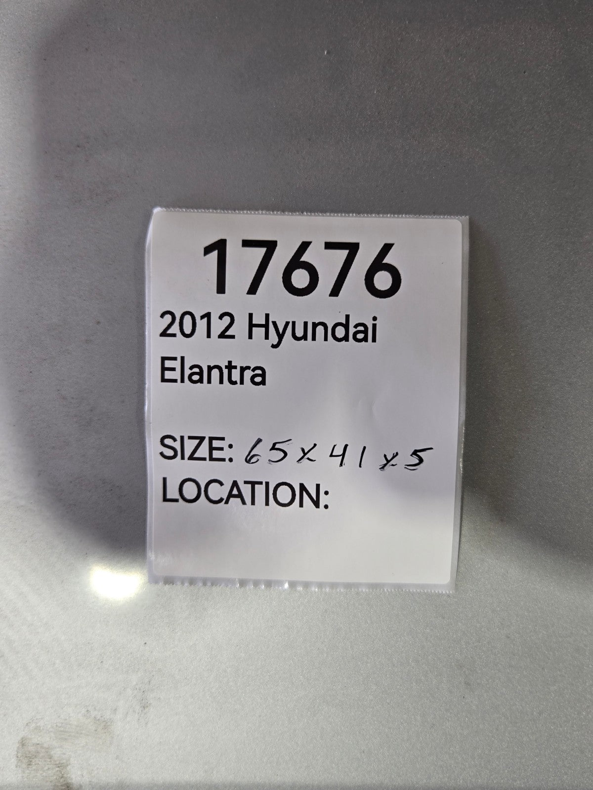 2011 2015 Hyundai Elantra Front Hood Bonnet Lid Shell Panel OEM 664003Y000