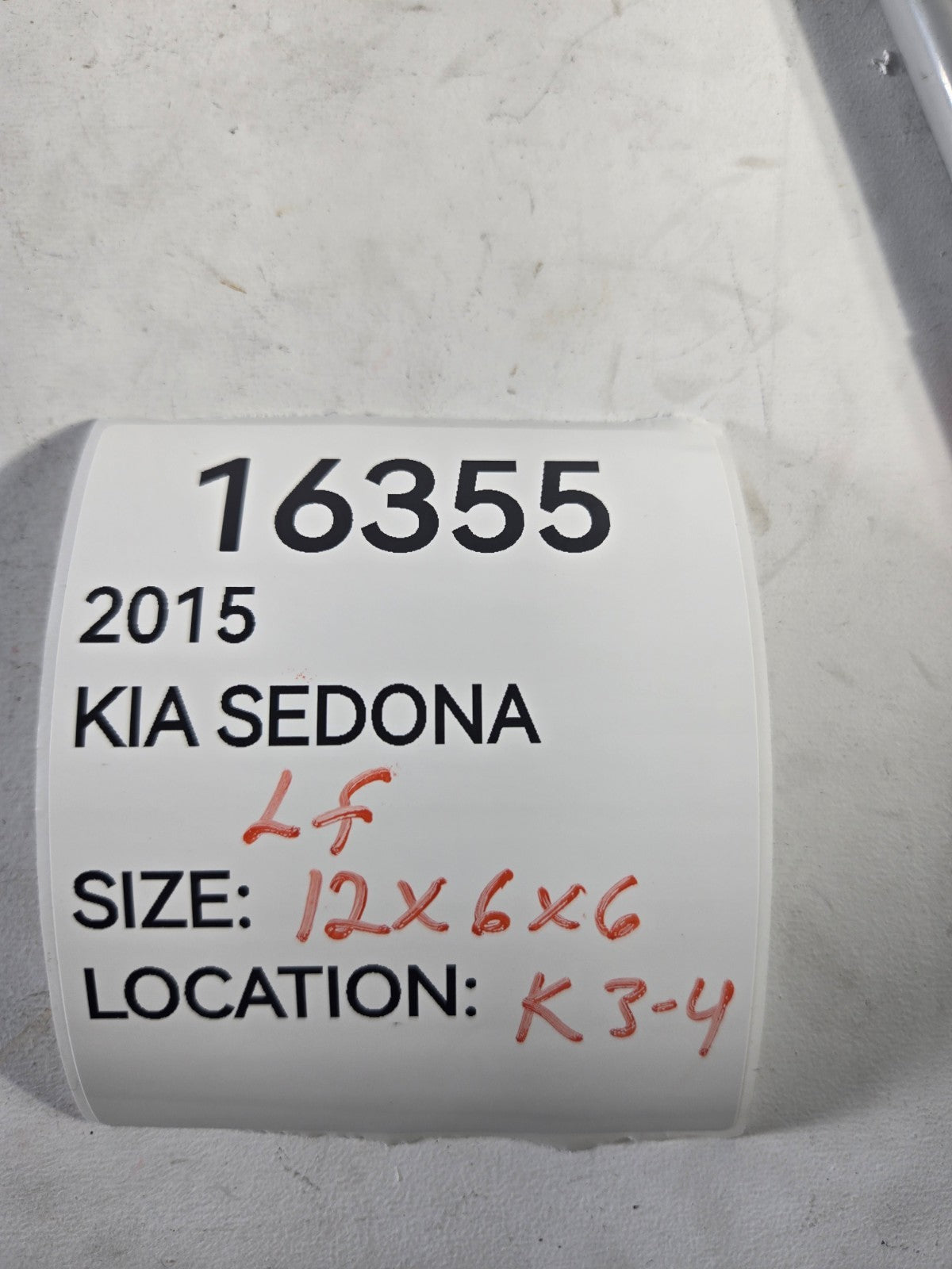 2015 2018 Kia Sedona Left Driver Front Door Wire Wiring Harness OEM 91600A9261