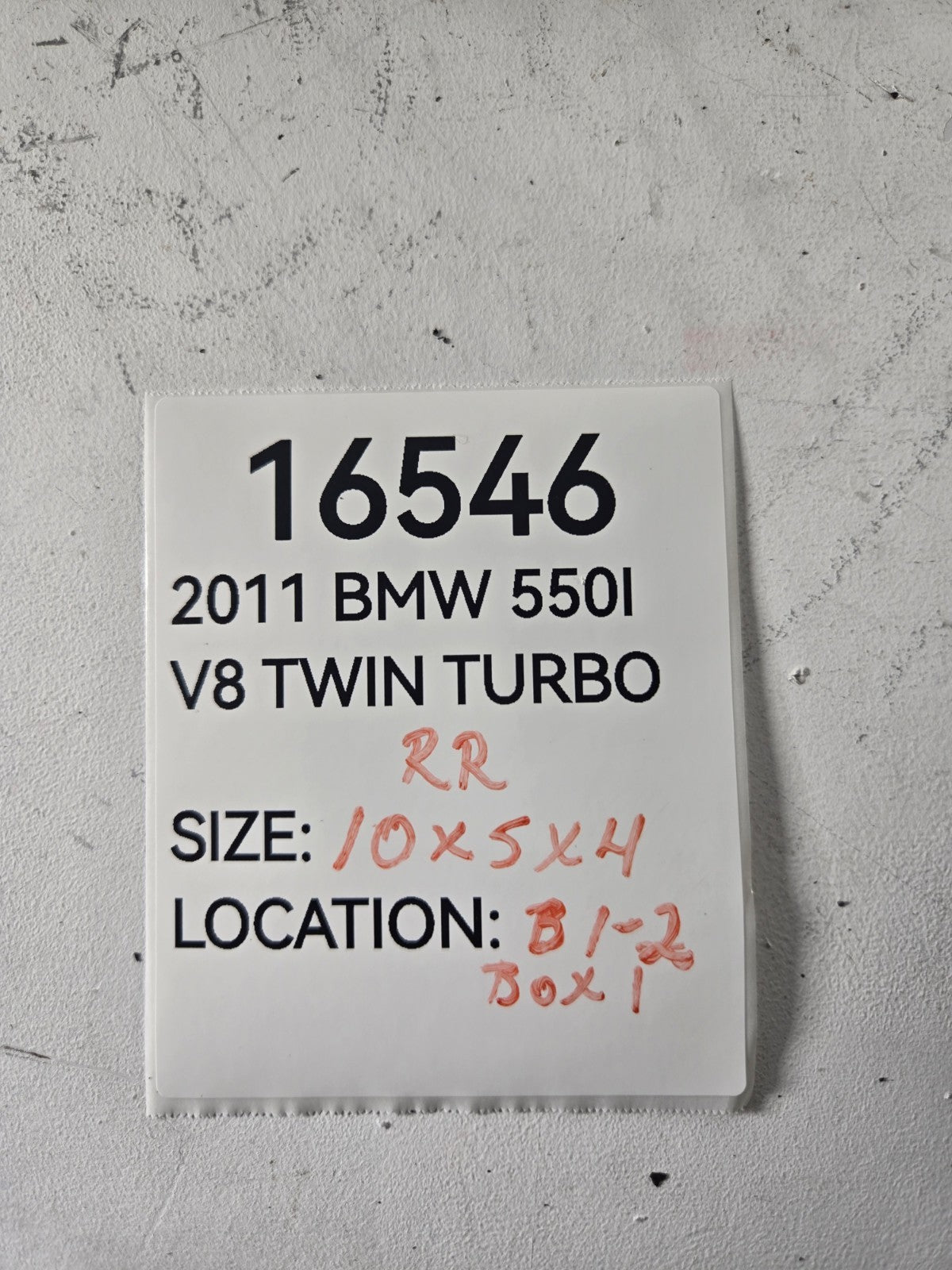 2010 2016 BMW 550i Right Passenger Rear Door Upper Lower Hinge Hinges Check OEM