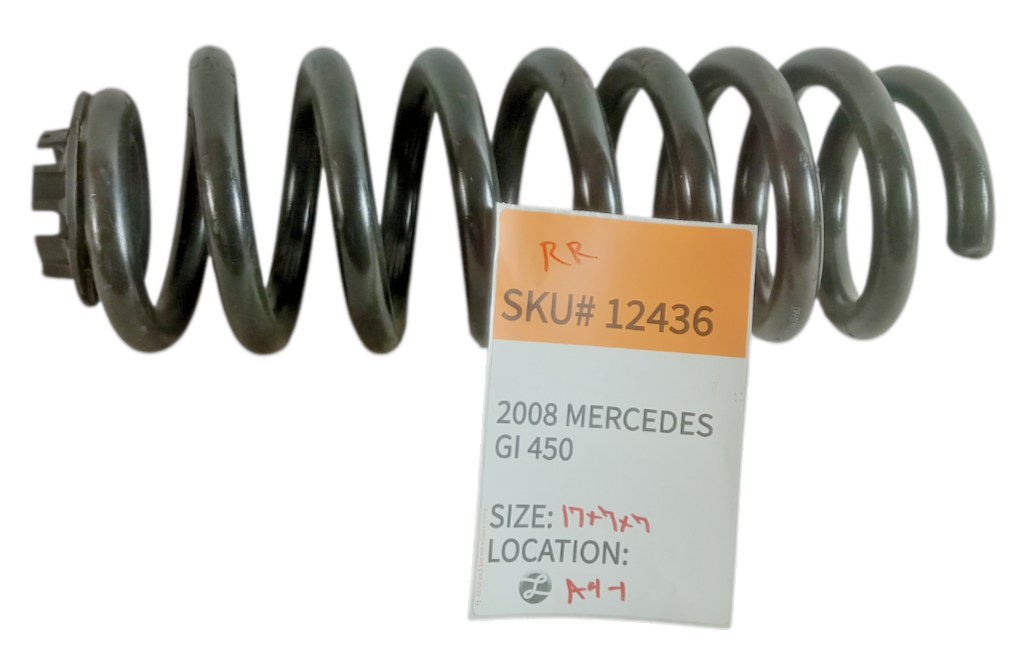 2008-2014 Mercedes-Benz GL450 Right Rear Suspension Coil Spring RH OEM 12436
