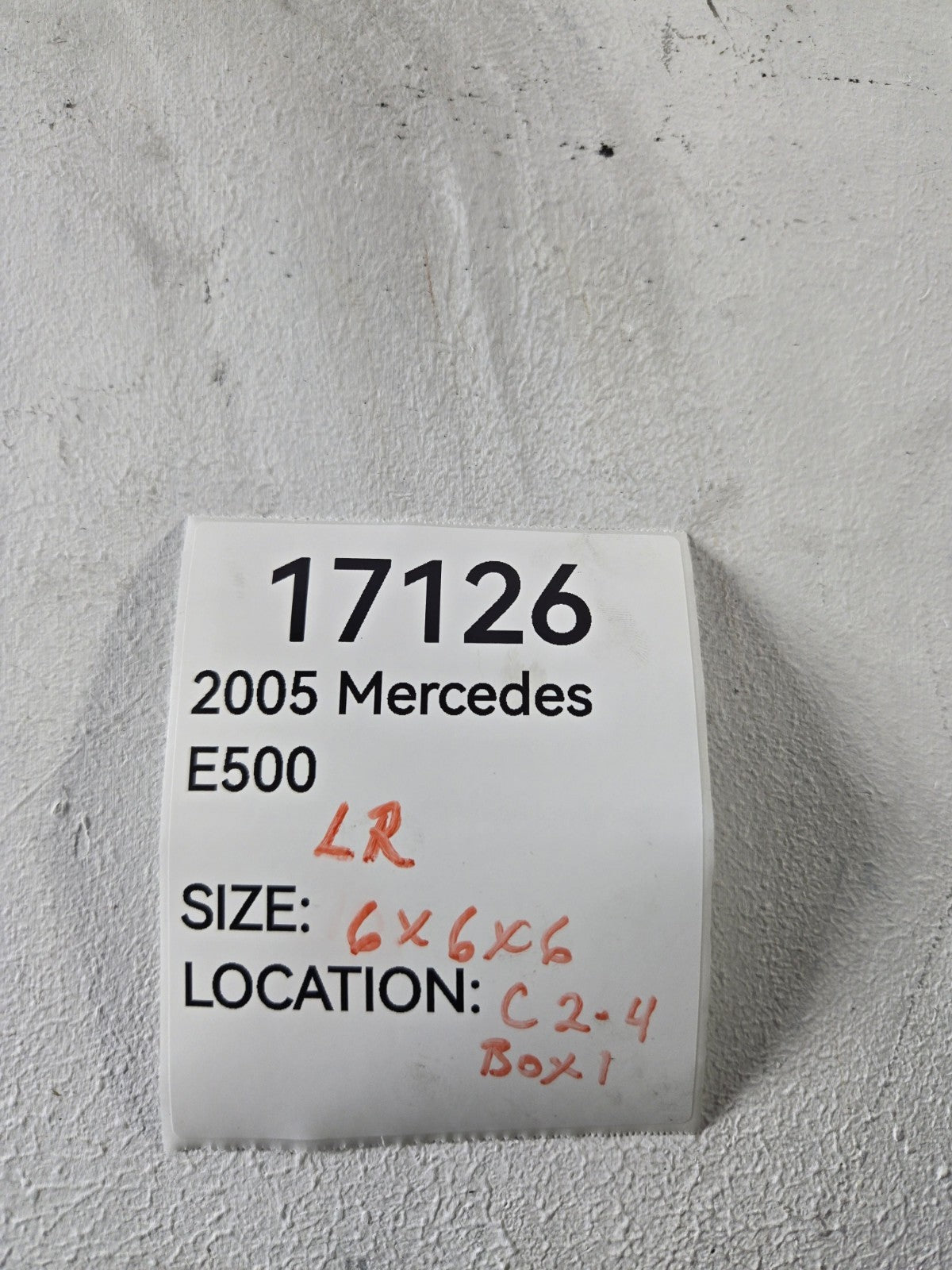 2003 2009 Mercedes Benz E320 E500 Left Or Right Rear Wheel Speed ABS Sensor OEM