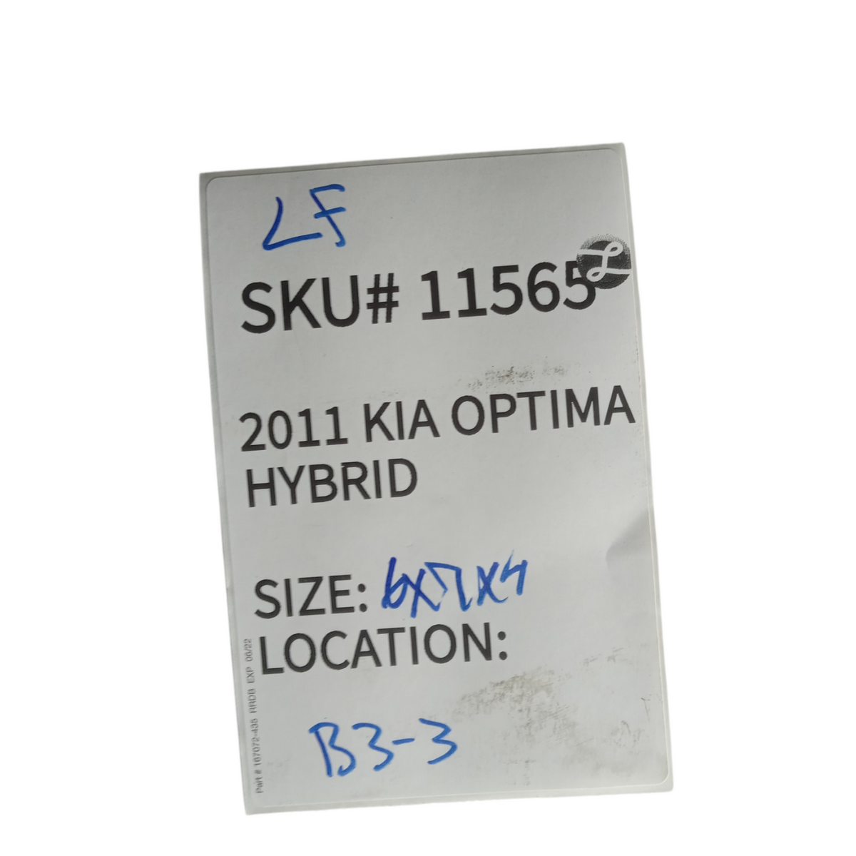 2011 Kia Optima Hybrid Electronic Vehicle Sound Alert Speaker 963954U000 OEM 565
