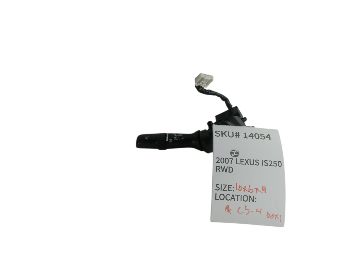 2007-2008 Lexus IS250 Steering Column Windshield Wiper Switch 8465230552 OEM 054