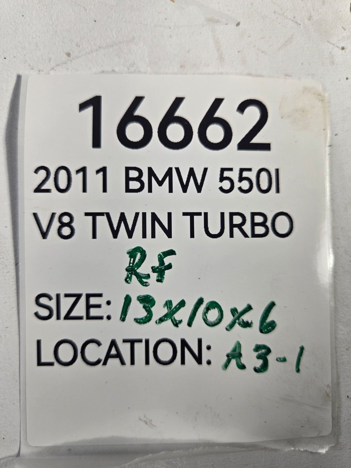 2010 2017 BMW 528i 535i 550i Right Passenger Side Front Wheel Brake Caliper OEM