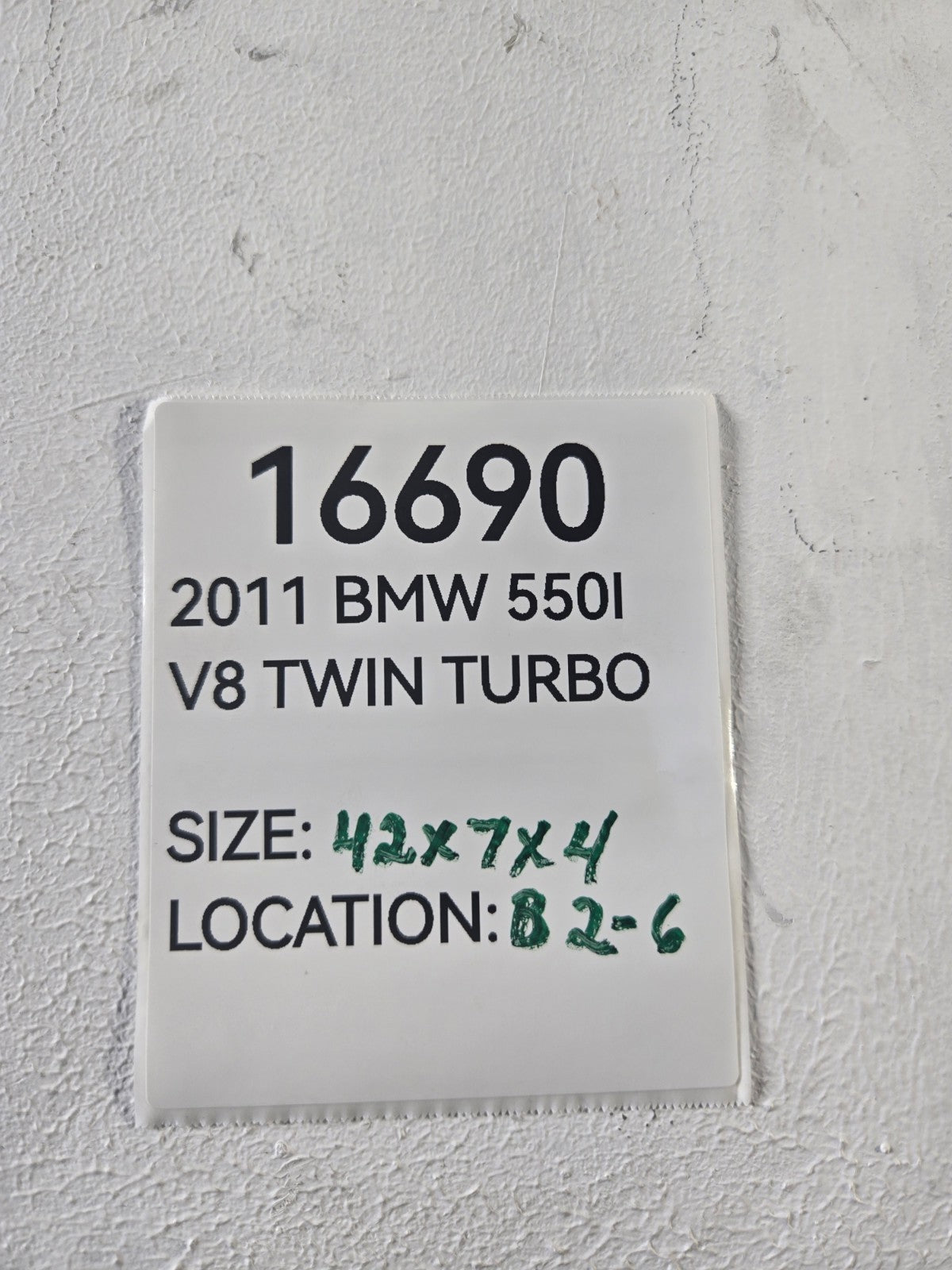 2010 2015 BMW 5 Series 550i GT Transmission Oil Cooling Hose Line Pipe OEM