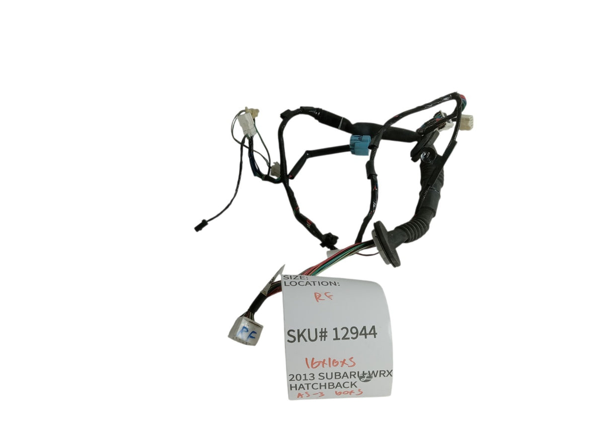 2011-2014 Subaru Impreza Right Front Door Wire Wiring Harness 81821FG120 OEM 944