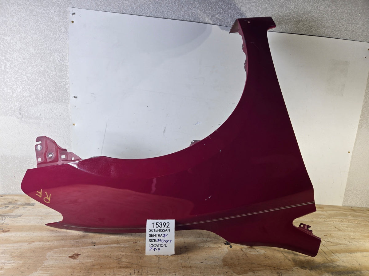 2013 2015 Nissan Sentra SR Right Passenger Side Front Fender Quarter Panel OEM x