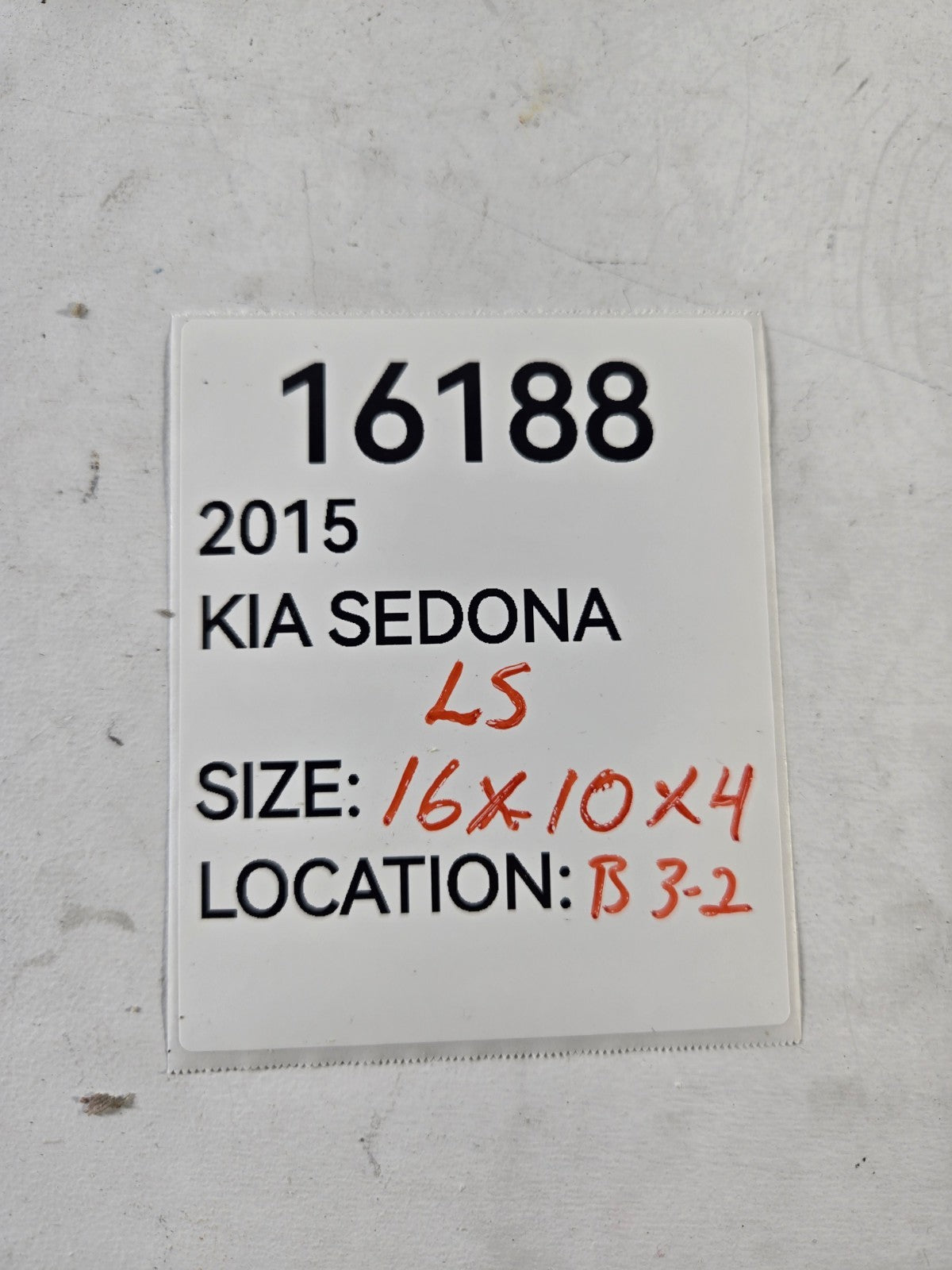 2015 2021 Kia Sedona Left Driver Front Cowl Kick Trim Cover OEM 85825A9000