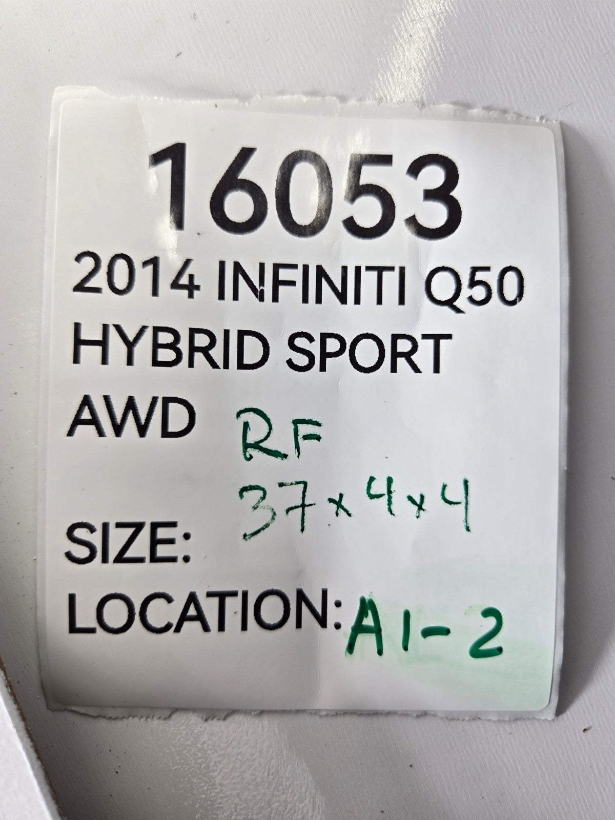 2014 2024 Infiniti Q50 Right Passenger Front Windshield Wiper Arm With Blade OEM