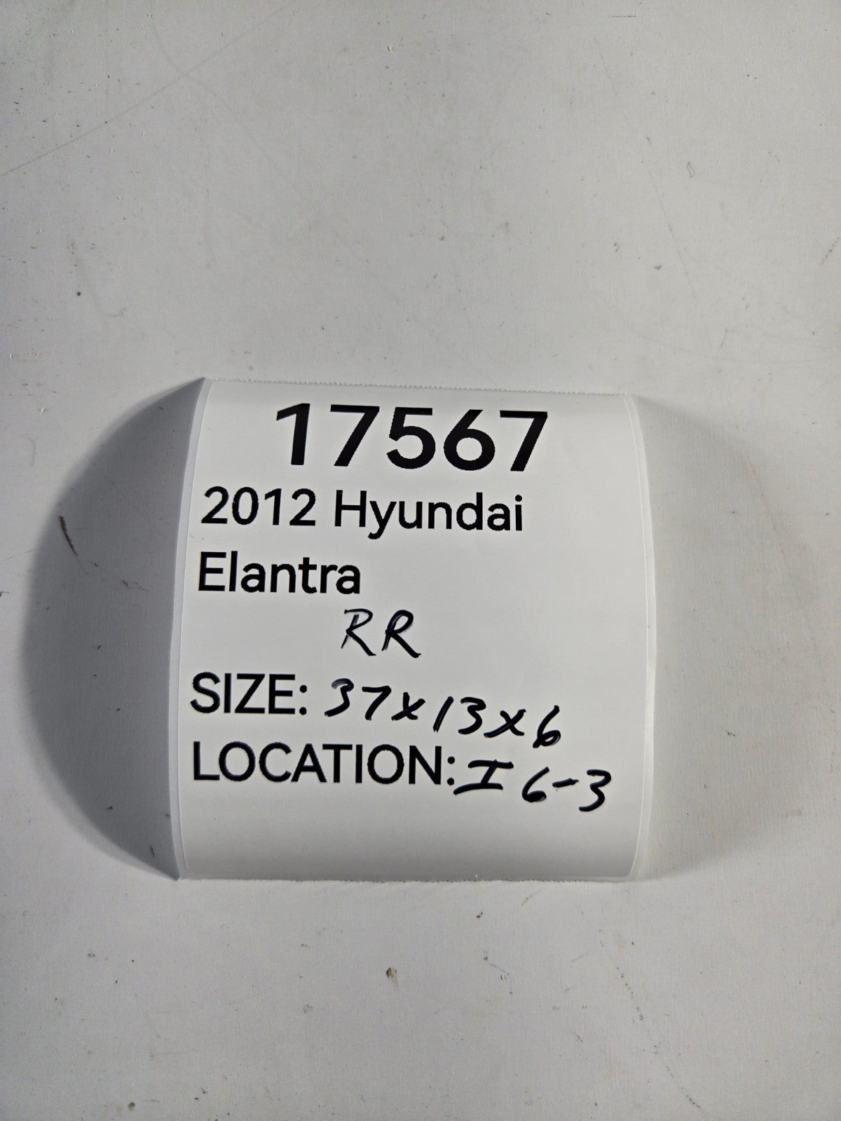 2011 2015 Hyundai Elantra Right Passenger Side Rear C Pillar Lower Trim Panel OE