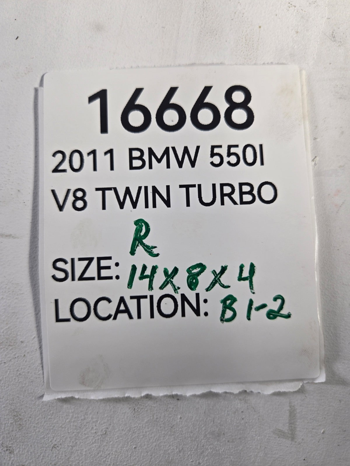2010 2016 BMW 528i 535d 550i Right Passenger Front Hood Bonnet Hinge Strut OEM