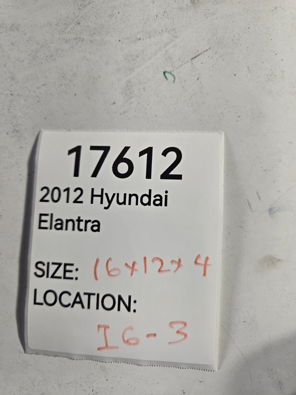 2011 2013 Hyundai Elantra 1.8L Air Intake Air Cleaner Duct Tube OEM 282103X000