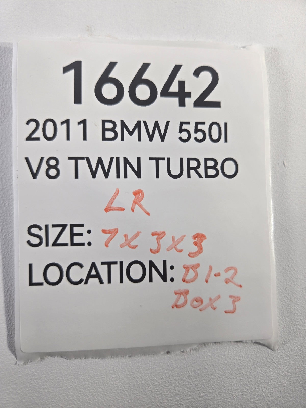 2010 2017 BMW 528i 550i Left Rear Suspension Lower Control Arm Integral Link OEM
