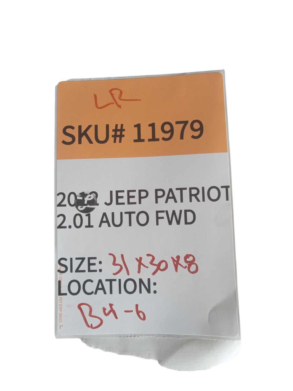2012-2015 Jeep Patriot Left Rear Interior Door Panel Driver Side OEM 11979