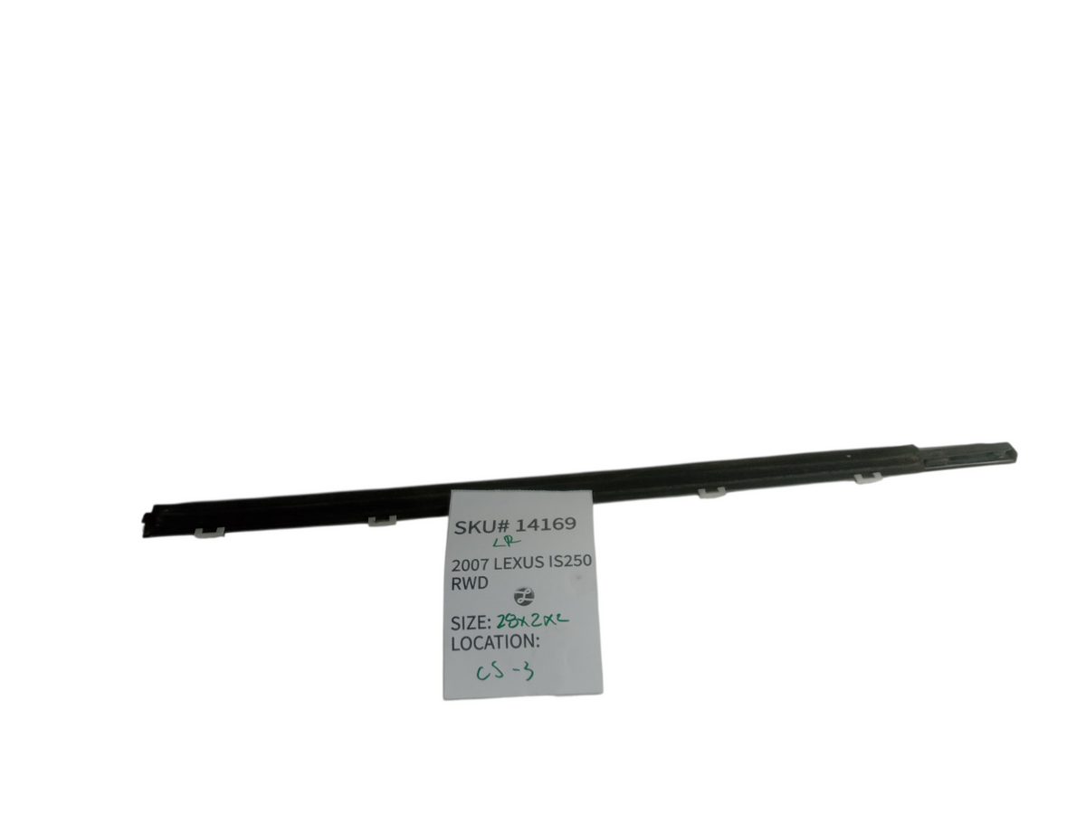 2007-2008 Lexus IS250 Left Rear Door Outer Weather Strip Driver OEM 14169